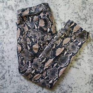 Tripp NYC snakeskin print pants 🐍🖤